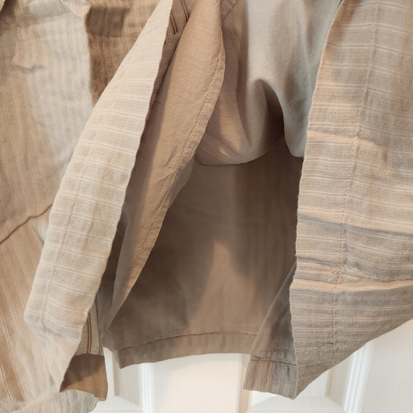 Market & Spruce 100% Cotton V-Neck Blouse Size 2X Olive Green - Picture 7 of 12